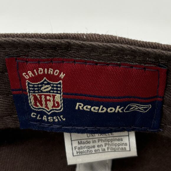 Vtg Reebok Cleveland Browns Mens Hat OSFA Strapback Brownie Elf NFL Football Cap - Picture 7 of 8